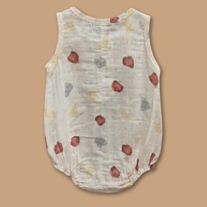 Cot & Candy - Pelele de Muselina Orgánica Estampado con Diseño de Frutas para Bebé - Product Image 2
