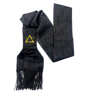 Meilleures ventes, nouveau design, écharpes de regalia maçonniques personnalisées brodées à la main avec fil de bullion, écharpes d'uniforme maçonniques à vendre - Product Image 6