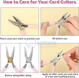 5 Inch Stainless Steel Needle Nose Pliers Mini Jewelry Tool Long Nose Plier Comfort Grip Handle <b>Craft</b> Electronics Repair <b>Wire</b> - Product Image 2