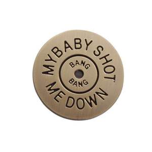 Gold <b>Metal</b> Badges <b>Button</b> with Luxury Plating Technics for Uniforms and Hats Featuring Logo Integration - Product Image 2