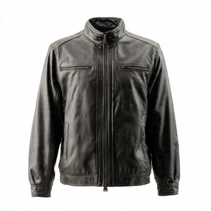 Veste en cuir de haute qualité, très élégante et stylée - Product Image 4