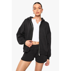 Hoodie court personnalisé pour femme, OEM, pour le sport et l'entraînement, à prix abordable - Product Image 5