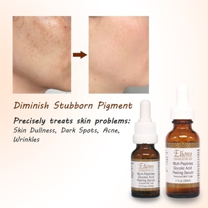 Solution à 70 % d'acide glycolique pour atténuer les taches pigmentaires tenaces, multi-peptides, sérum peeling chimique rajeunissant et éclaircissant pour la peau - Product Image 2