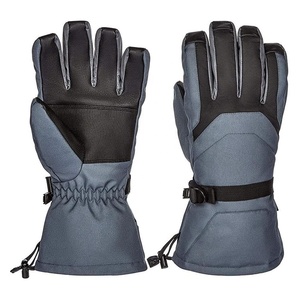 Fournisseur direct d'usine, nouvelle conception de gants de ski en cuir, couleur et logo personnalisés, imperméables, coupe-vent, isolés, à doigts complets - Product Image 1