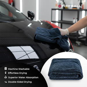 Toalla de Microfibra de Doble Cara Fireball (80*73 cm), Ultra Absorbente, Anti-Rayones, Reutilizable para Secar el Coche - Product Image 6