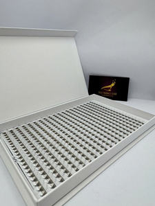 Extensions de cils 3D-20D XL/XXL/MINI Fremade Fans, volume naturel, longs, noirs mats, cheveux synthétiques, faits à la main, personnalisables, stables - Product Image 3