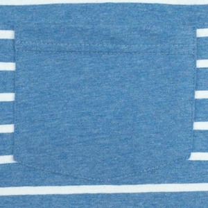 Camisetas de Hombre con Diseño a Rayas, Estilo Moderno, Corte Holgado, Manga Corta, para Verano, Cuello Redondo, 100% Algodón, Tejido Worsted - Product Image 3