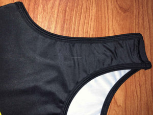 Maillot de lutte personnalisé AERO, musculation haute performance, 100% polyester 220g, coupe dégagée sans manches, imprimé par transfert thermique - Product Image 6