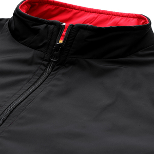 Veste matelassée pour homme, grande taille, vente en gros, fabricant, noire, en duvet, coupe-vent, chaude, épaisse, décontractée, OEM - Product Image 5