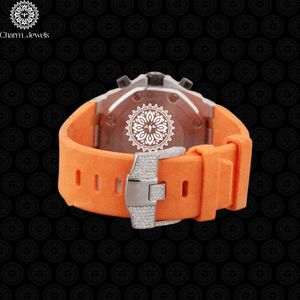 Charm_Jewels Luxury Women's Oval Dial Analog Quartz Movement Orange Leather Band Sapphire Crystal Buckle Clasp - Product Image 2