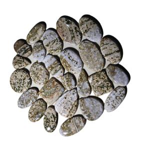 Pierre précieuse naturelle certifiée de qualité supérieure AAA+ en jaspe océanique, cabochon en vrac de formes variées 20-45 mm pour la fabrication de bijoux - Product Image 2