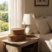 Best Seller For Set 2 Pieces Woven Rattan Oval <b>Basket</b> Natural <b>Wicker</b> <b>Storage</b> Box Handmade Desktop Organizer - Product Image 5