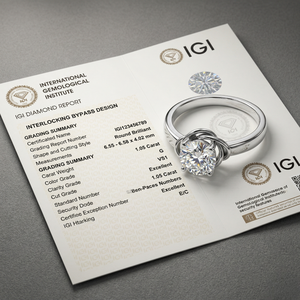 Anillo de Compromiso con Diamante Cultivado en Laboratorio de 1 Ct, Certificado IGI, Corte Medio Biselado, Oro de 9K, 14K, 18K, Minimalista, Solitario, Regalo de Boda para Mujer - Product Image 3