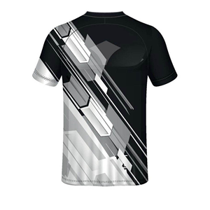 Men's Sporty Sublimation T-<b>Shirt</b> Short Sleeve Geometric Pattern Quick Dry <b>100</b>% <b>Polyester</b> O-Neck Regular Fit - Product Image 2