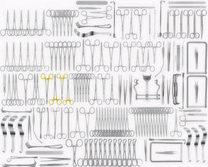 161 Pcs Major Basic Surgery Set German Grade Steel Manual Surgical <b>Instruments</b> Kit By Grip Surgical - Product Image 1