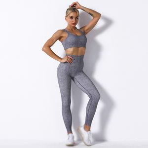 Leggings de Cintura Media con Estampado a Cuadros, Transpirables y Ligeros, Bra de Alta Calidad sin Costuras, Conjuntos de Yoga para Mujer, Nueva Llegada en Tendencia - Product Image 1