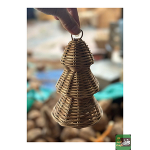 Árbol de Navidad de ratán natural, ecológico, adorno de caña para decoración navideña en interiores, fiestas en casa, directo de Vietnam. - Product Image 4