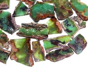 Tranches de Chrysoprase Naturel d'Australie Éblouissantes en Gros, Cabochons de Pierres Précieuses de Formes Mixtes et Toutes Tailles, Vente Chaude - Product Image 3