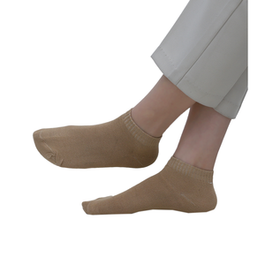 Chaussettes de cheville pour homme en laine/nylon, coupe ajustée - Chaussettes d'hiver décontractées respirantes et écologiques avec logo personnalisable - Product Image 2
