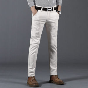 Jeans Clásicos de Algodón Elástico Cómodos de 6 Colores para Hombre, Estilo Casual de Negocios, Primavera Otoño, Nuevo - Product Image 6