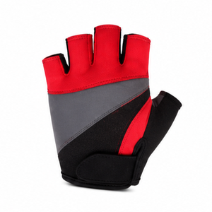 Guantes de Ciclismo Ligeros y Transpirables de Medio Dedo, Material de Cuero, Diseño con Paneles Antideslizantes, Unisex, Cierre de Velcro, Invierno - Product Image 4