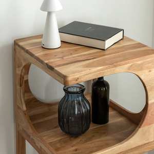 Estante de madera de acacia Vandana Ultra Zentrix Column 1 Emyr - Product Image 5