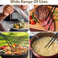 Pince de cuisine Chef Tweezer de qualité supérieure, multi-usage, en titane, à pointe fine, en acier inoxydable, légère, compatible lave-vaisselle, couleur personnalisable