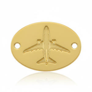 อุปกรณ์ตกแต่งเสื้อแจ็คเก็ต ป้ายโลหะเคลือบทองแบบนูน 3 มิติ โลโก้สั่งทำได้ ป้ายเสื้อผ้าโลหะแบบซักได้ พร้อมพิมพ์ดิจิทัล - Product Image 1