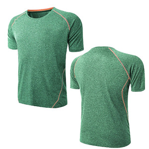 เสื้อยืดผู้ชายคุณภาพสูงสำหรับออกกำลังกาย ฟิตเนส เทรนนิ่ง ระบายอากาศได้ดี ยืดหยุ่น แขนสั้น ออกแบบโลโก้ได้ตามต้องการ - Product Image 1