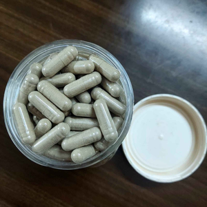 Premium Natural Wild Ginseng Extract Capsules Food Grade Herbal Supplement <b>Powder</b> in Secure Plastic Container for Daily Use - Product Image 1