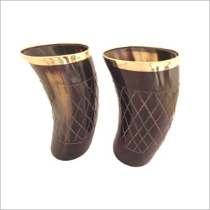 Copa de vino blanco de cuerno natural de búfalo, vaca y buey, para fiestas, para agua, cerveza, té, café, 2 piezas - Product Image 4