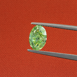 Diamant synthétique CVD cultivé en laboratoire 3.0CT F VS1-VS2 Clarity, certifié IGI, couleur vive fantaisie, taille ovale, rempli - Product Image 2