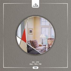 Fabriqué avec du verre miroir de haute qualité assurant un reflet clair et net et une durabilité longue durée. Décoration murale artistique. - Product Image 3