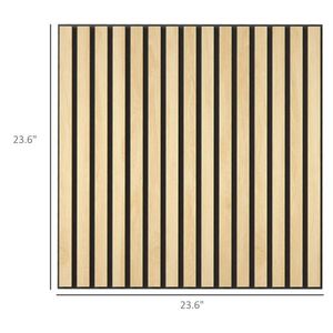 4 Pannelli Acustici in Legno 60x60 cm per Pareti di Casa e Ufficio - Product Image 4