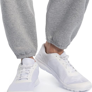 Pantalon de survêtement en molleton Eversoft pour homme, 60 % coton, 40 % polyester, anti-plis, anti-boulochage, bas élastique, coupe décontractée, évacuation de l'humidité - Product Image 5