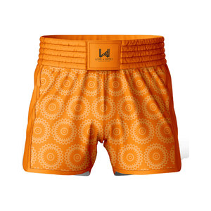 High Quality Durable Light Weight MMA Boxing Muay Thai <b>Shorts</b> Customized Front Logo Breathable Unisex 100% <b>Polyester</b> <b>Shorts</b> - Product Image 2