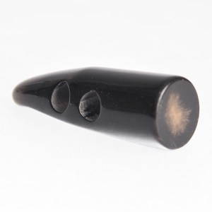 Bouton à boucle en corne naturelle écologique, fait main, poli, en corne de buffle, pour vêtements - Vente en gros - Product Image 2
