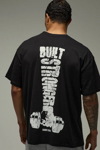 oversized <b>gym</b> tshirt fitness graphic tee bodybuilding tshirt workout tshirt men <b>gym</b> wear tshirt <b>pump</b> <b>cover</b> tee oversized fitness - Product Image 4