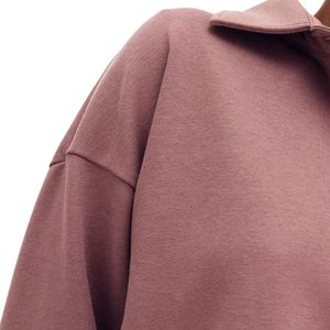 Sudadera con Cuello para Mujer, Estilo Casual, Manga Larga, Suave y Cómoda, Ropa de Moda, Prendas Personalizadas, OEM, ODM, Venta al Por Mayor - Product Image 5
