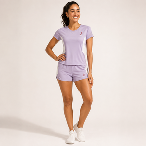 <b>Women</b> Casual <b>Short</b> Set Soft Breathable Fabric Relaxed Fit Matching Top <b>Shorts</b> Comfortable Everyday Summer Clothing OEM 2026 - Product Image 1