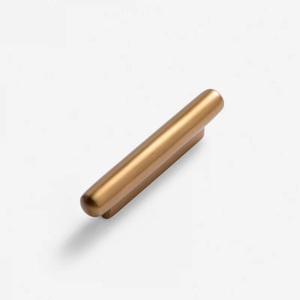 Hot selling Brass Cabinet Pulls Handles golden Durable Furniture Handles Stylish for <b>Kitchen</b> Door Hardware Cupboard Handle - Product Image 3