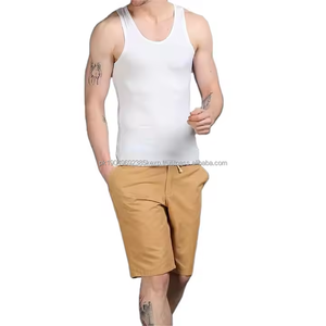 Débardeurs pour hommes en coton 100% respirants et décontractés, imprimés, assurance qualité, tricot doux à haute extensibilité, débardeur pour hommes confortable à porter - Product Image 3