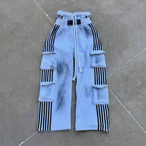 Conjunto deportivo para hombre con logotipo personalizado al por mayor, sudaderas con capucha tipo jogger, pantalones deportivos de doble cintura, diseño nuevo y de gran venta, corte ajustado, en venta. - Product Image 3