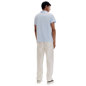 Polo de Corte Entallado para Hombre, Manga Corta con Logotipo Personalizado – Ropa Casual y Urbana de Alta Calidad - Product Image 3