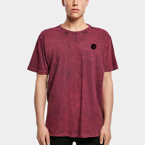 Camiseta Moderna con Lavado Ácido para Hombre, Estilo Urbano Vintage, Material Ligero y Transpirable, Comodidad Diaria - Product Image 1