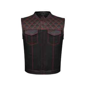 Gilet en cuir haute performance 100% - Gilet en cuir de qualité supérieure pour motards - Fabriqué au Pakistan - Product Image 2