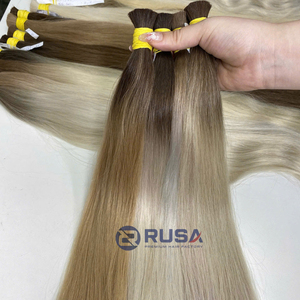 Extensiones de Cabello Humano Virgen Vietnamita Rusa Hanoi, Doble Trama a Máquina, Súper Doble Trama, 100g, Estilo Puntas Llenas, 1 Paquete - Product Image 5