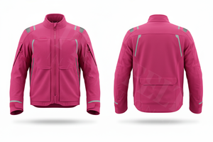 Custom Logo Design Embroidery Motorcycle <b>Jacket</b> Windproof Reflective Armor Outdoor <b>Biker</b> Protective Gear Whole Sale <b>Biker</b> <b>Jacket</b> - Product Image 5