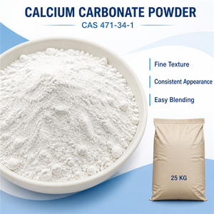 CACO3 Carbonate de calcium non revêtu en poudre, qualité revêtement, qualité alimentaire, calcaire blanc, livraison rapide, fabrication authentique, meilleur prix - Product Image 1