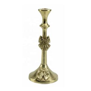 Nouveauté : Ensemble de 3 bougeoirs coniques en aluminium, finition dorée, pour salon, mariage, fêtes, Noël, décoration intérieure - Product Image 6